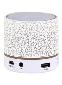 Buy Mini Portable Bluetooth Stereo Speaker White in UAE