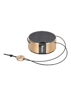 Buy Portable Bluetooth Speaker Gold in UAE