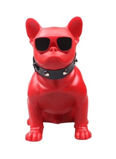 Buy Bulldog Stereo Bluetooth Speaker Red/Black in UAE