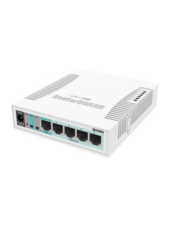 Buy 5-Port Gigabit Ethernet Smart Switch With SFP Cage CSS106-5G-1S White in Saudi Arabia