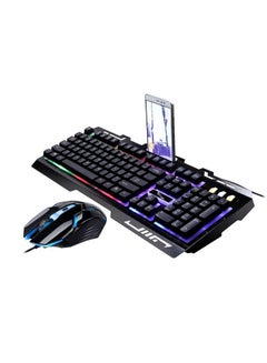 اشتري G700 USB Wired RGB Backlight Gaming Keyboard And Mouse Set في السعودية