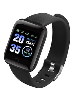 Buy 180.0 mAh 116 Plus Bluetooth Smartwatch Black in Saudi Arabia