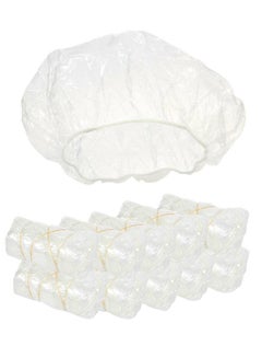 Buy 100-Piece Disposable Shower Cap Set Clear in Egypt