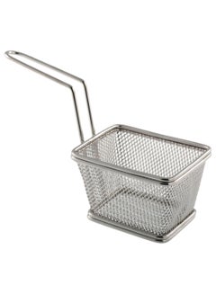 Buy Berlyn Square Fry Basket Silver 7cm in UAE