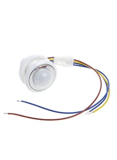 Buy LED PIR Detector Infrared Motion Sensor Switch White 20x20x15centimeter in Saudi Arabia