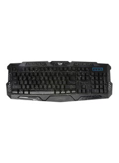 Buy A878 USB Crack Backlight Keyboard Black in UAE