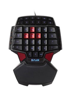 Buy T9U Single-Handed Wired Gaming Keyboard With RGB Backlight in Saudi Arabia