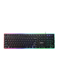 Buy KB202 Wired Gaming Keyboard With RGB Backlight Black in UAE