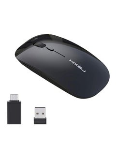 Buy M60 Wireless Optical Mouse With Type-C Adapter Black in Saudi Arabia