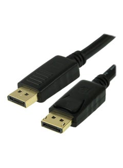 Buy DisplayPort To Display Port Cable Black in Saudi Arabia