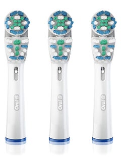Buy 3-Piece Electric Toothbrush Replacement Brush White 36.3g in UAE