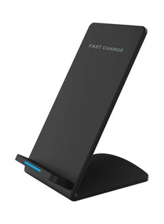 Buy Qi Wireless Charger Stand Black/Pink in UAE