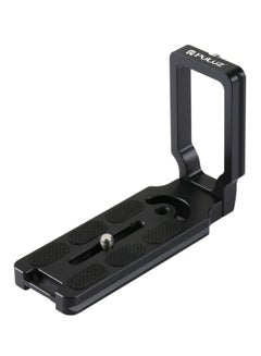 Buy Vertical Quick Release L Plate Camera Bracket Black in UAE