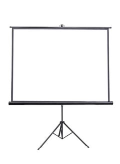 Buy 100-Inch Portable Pull Up Projector Screen T100 Black in Saudi Arabia