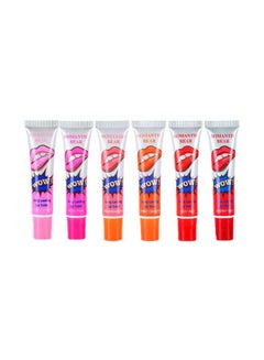 Buy 6-Piece Long Lasting Lip Colour Set Multicolor in UAE