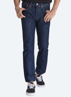 Buy 5-Pockets 501 Regular Fit Jeans Blue in UAE