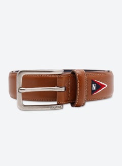 Buy Embroidered Lining Belt Brown in Egypt