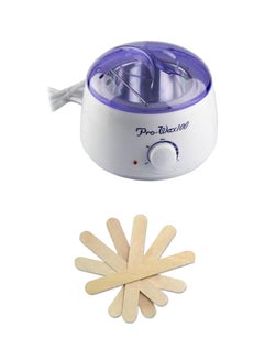 Buy Hair Removal Wax Machine White/Purple/Beige in UAE