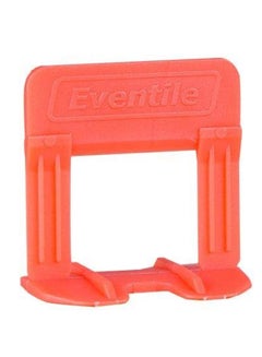 Buy 300-Piece Tile Leveling System Clip Red 1.5mm in UAE