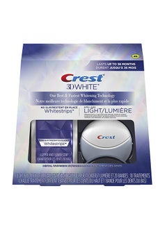 Buy 3D Teeth Whitening Strips With Light White 141grams in UAE