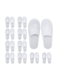 Buy 24-Pairs Disposable Bath Slippers White in Saudi Arabia