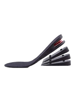 Buy Adjustable Height Increase Heel Lift Inserts Black in UAE