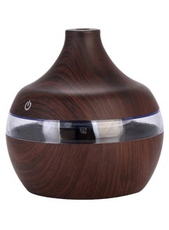 Buy Colourful LED Light Air Humidifier 2W Dark Brown in UAE