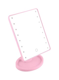 Buy Makeup LED Light Mirror Pink/Clear in Egypt