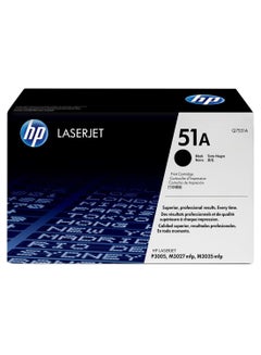 Buy 51A Replacement Print Cartridge For Laserjet Black in Saudi Arabia