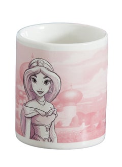 اشتري Ceramic Princess Printed Coffee Mug وردي/أبيض 300 مل في الامارات