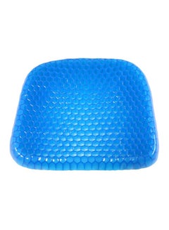 Buy Breathable Seat Cushion Blue 380x40x300mm in Saudi Arabia