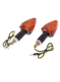 Buy 2-Piece Mini Motorcycle Turn Signal Indicator Set in UAE