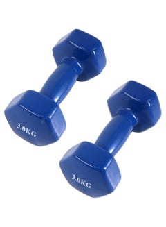 Buy Set Of 2 Fitness Dumbbells - 2 x 3 kg 2 x 3kg in UAE