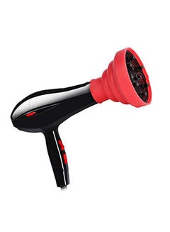 Buy Retractable Hair Dryer Diffuser Red/Black in Egypt