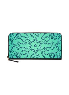 Buy Arabian Star Classic Zip Wallet Green in UAE