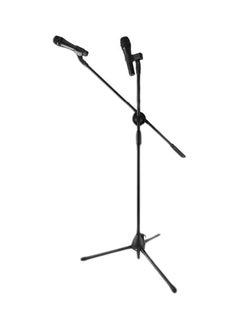 Buy Microphone Stand With All-Round Rotation And Three-Leg Black in Saudi Arabia