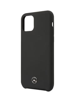 Buy Liquid Silicone Case With Microfiber Lining For Apple iPhone XI Black in Saudi Arabia