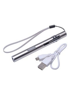 اشتري كشاف كهربائي USB بضوء LED قابل الشحن متعدد الألوان 15x3x3سم في السعودية
