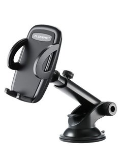 Buy Windshield Car Dashboard Phone Holder Stand Black/Grey in UAE