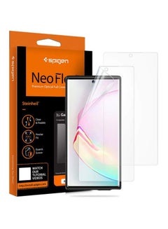اشتري Neo Flex HD Screen Protector For Samsung Galaxy Note 10, Pack Of 2 شفاف في الامارات
