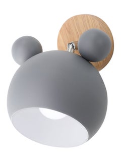 Buy Mickey Design Lamp Shade Grey/Brown 16.5X16.5cm in UAE