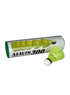 Buy 6-Piece Mavis 300 Shuttlecock 16 x 4 x 4cm in UAE