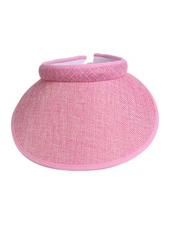 Buy Wide Brim Sun Visors Cap Pink in Saudi Arabia