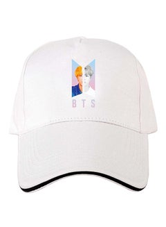 Buy Cotton Baseball Cap White in UAE