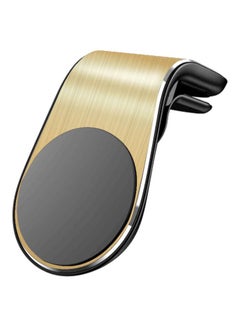 Buy Mobile Phone Car Mount Gold in UAE