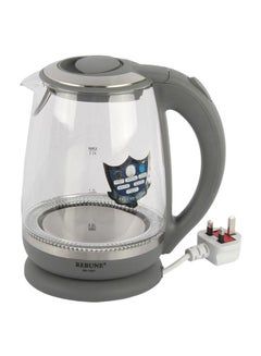 Buy Electric Kettle 2L 2 l 2200 W RE-1-077 Clear/Grey in Saudi Arabia