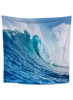 Buy Huge Sea Waves Digital Beach Print Wall Hanging Tapestry Multicolour in UAE