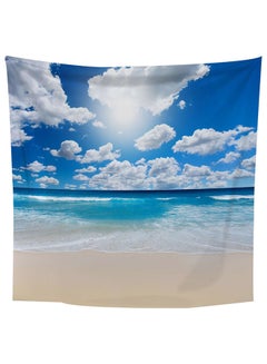 Buy Beach Seascape Square Wall Hanging Tapestry Multicolour in UAE