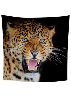 اشتري Angry Leopard Wall Hanging Tapestry متعدد الألوان في الامارات