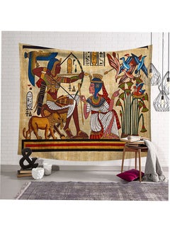 Buy Ancient Egyptian Style Printing Wall Hanging Tapestry Multicolour 150X130centimeter in Saudi Arabia